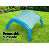 Bestway Kids Pool 140x140x114cm Inflatable Swimming w/ Canopy Play Pools 265L thumbnail