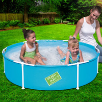 Bestway Kids Pool 152x38cm Round Steel Frame Swimming Pools Above Ground 580L thumbnail
