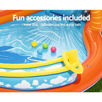 Bestway Kids Pool 265x265x104cm Inflatable Above Ground Swimming Play Pools 208L thumbnail