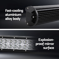 Giantz LED Driving Light 20 Inch Flood Spot Light Bar Driving Lamp Offroad Truck thumbnail