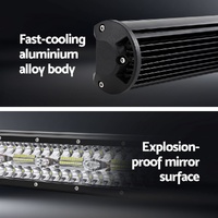 Giantz LED Driving Light 28 Inch Flood Spot Light Bar Driving Lamp Offroad Truck thumbnail