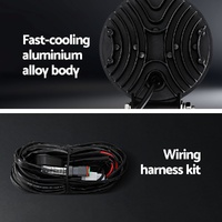 Giantz Pair LED Driving Lights 4.5 Inch Flood Spot Lights Car Truck SUV 12V 24V thumbnail