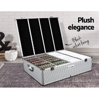 Embellir CD Case DVD Cases Storage Box 1000 Discs Aluminium Case DVD Folders thumbnail