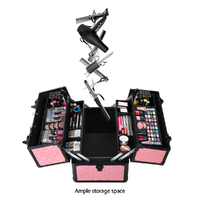 Embellir Portable Cosmetic Beauty Makeup Case - Diamond Pink thumbnail