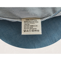 Cosy Club Cotton Bed Sheets Set Blue Grey Cover Single thumbnail