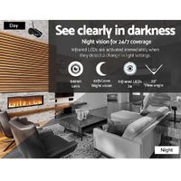 UL-tech Wireless CCTV Security System 8CH NVR 3MP 4 Bullet Cameras thumbnail