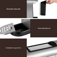 Devanti 20 Bar Coffee Machine Espresso Cafe Maker thumbnail