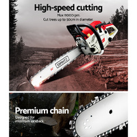 Giantz Chainsaw Petrol 62CC 20" Bar Commercial E-Start Pruning Chain Saw,Giantz Chainsaw Petrol 62CC 20" Bar Commercial E-Start Pruning Chain Saw 4.5H thumbnail
