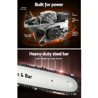 Giantz Chainsaw Petrol 52CC 20" Oregon Bar Commercial E-Start Pruning Chain Saw,Giantz Chainsaw Petrol 88CC 24" Oregon Bar Commercial E-Start Pruning  thumbnail
