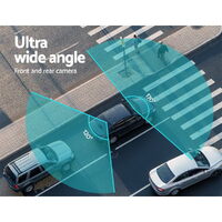 UL-tech Dash Camera 1080P 4" Front Rear Cam,UL-tech Dash Camera 1080P 4" Front Rear View Dual Cam Car DVR Reverse Recorder thumbnail