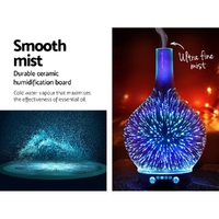 Devanti Aroma Diffuser Aromatherapy 3D Glass 100ml thumbnail