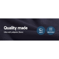 Giselle Electric Heated Blanket Car Truck Throw Rug Travel Camping 12V DC Aut thumbnail