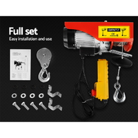 Giantz Electric Hoist Winch 125/250KG Cable 18M Rope Tool Remote Chain Lifting thumbnail