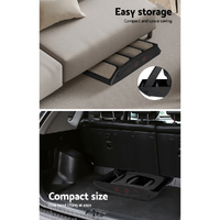 i.Pet Dog Ramp Steps For Bed Sofa Car Pet Stairs Ladder Portable Foldable Black thumbnail