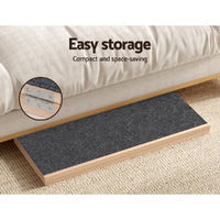 i.Pet Dog Ramp 100cm Adjustable Height Wooden Steps Stairs For Bed Sofa Car Foldable thumbnail