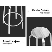 Gardeon 2x Outdoor Bar Stools Aluminum thumbnail