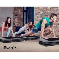 Everfit 2X Aerobic Step Riser Exercise Stepper Block Gym Home Fitness thumbnail