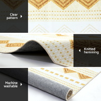 Artiss Rug 160x230cm Area Rug Washable Mat Large Carpet Soft Short Pile Ella thumbnail
