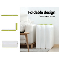 Giselle Bedding Foldable Mattress Folding Foam Trifold Green thumbnail