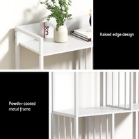 Artiss Bookshelf Display Shelves 5 Tiers 120cm White thumbnail