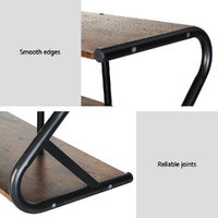 Artiss Shoe Rack Cabinet Shoe Storage Stand 3 Tiers Black thumbnail