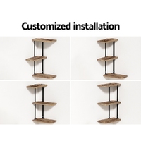Artiss Floating Wall Shelf 3-Tier thumbnail