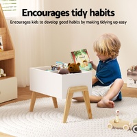 Keezi Kids Toy Box Chest Storage Bin Container Wooden Cabinet Clothes Book Organiser Bedroom thumbnail