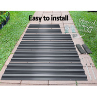 Green Fingers 2x Garden Bed 150x90cm Planter Box Raised Container Galvanised Herb thumbnail