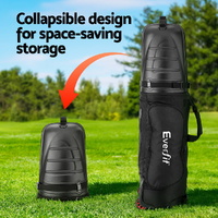 Everfit Golf Travel Bags for Airlines with Wheels Golf Clubs Hard Case Foldable thumbnail