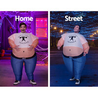 Inflatable Samson Costume Adult Suit Blow Up Party Fancy Dress Halloween Cosplay thumbnail