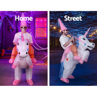 Inflatable Unicorn Costume Adult Suit Blow Up Party Fancy Dress Halloween Cosplay thumbnail