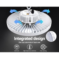 Leier LED High Bay Lights 200W UFO Industrial Shed Warehouse Factory Lamp White thumbnail