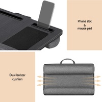 Artiss Lap Desk Laptop DeskS Portable w/ Wrist-rest Phone Slot Mouse Pad 55CM thumbnail