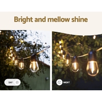 86m Festoon Lights Christmas Fairy String Lights Outdoor Party Garden Decor thumbnail