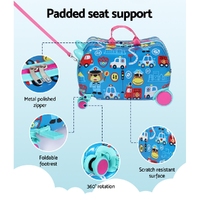 Wanderlite 17" Kids Ride On Luggage Children Suitcase Trolley Travel Car thumbnail