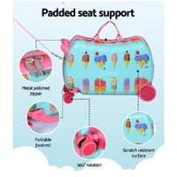 Wanderlite 17" Kids Ride On Luggage Children Suitcase Trolley Travel Ice Cream thumbnail