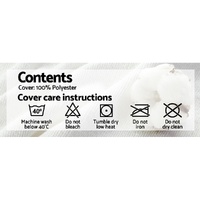 Giselle Bedding Memory Foam Pillow 19cm Thick Twin Pack thumbnail