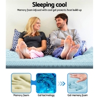 Giselle Bedding Memory Foam Mattress Topper 7-Zone 5cm Single thumbnail