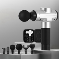 Everfit Massage Gun 30 Speed 6 Heads Vibration Muscle Massager Chargeable Silver thumbnail