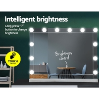 Embellir Makeup Mirror Hollywood with Light Frame Vanity Dimmable Wall 12 LED thumbnail