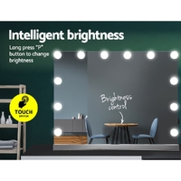 Embellir Makeup Mirror 58x46cm Hollywood Vanity with LED Light Tabletop Wall thumbnail