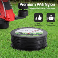 Giantz 100M Whipper Snipper Trimmer Line 3.0mm Star Nylon String Cord Black thumbnail