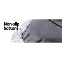 i.Pet Pet Bed Dog Cat 110cm Calming Extra Large Soft Plush Light Charcoal thumbnail