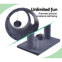 i.Pet Cat Tree 53cm Scratching Post Tower Scratcher Wood Condo House Trees Grey thumbnail