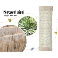 i.Pet Cat Tree 110cm Tower Scratching Post Scratcher Wood Condo House Bed Toys thumbnail