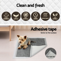 i.Pet Pet Training Pads 200pcs 60x60cm Puppy Dog Toilet Pee Indoor Super Absorbent Grey thumbnail