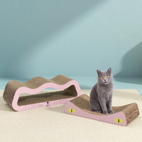 i.Pet Cat Scratching Board Scratcher Cardboard Kitten Indoor Climbing Pad Catnip thumbnail