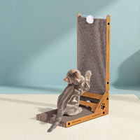 i.Pet Cat Scratching Board Scratcher Cardboard Kitten Indoor Climbing Toy Catnip thumbnail