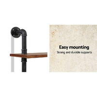 Artiss Floating DIY Pipe Shelf 3 Tiers - IRMA thumbnail