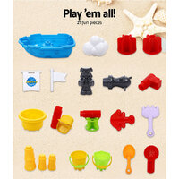 Keezi Kids Sandpit Pretend Play Set Outdoor Toys Water Table Activity Play Set thumbnail